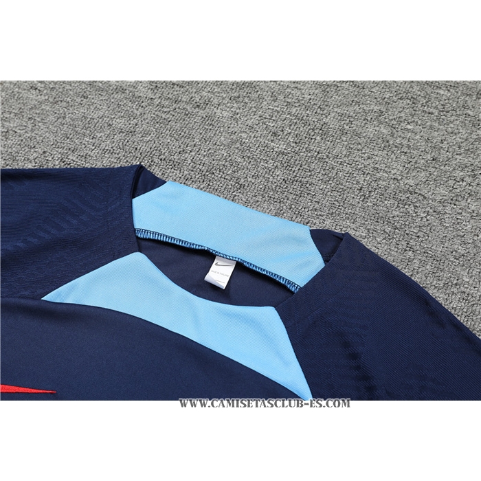 Chandal del Barcelona 22-23 Manga Corta Azul - Pantalon Corto